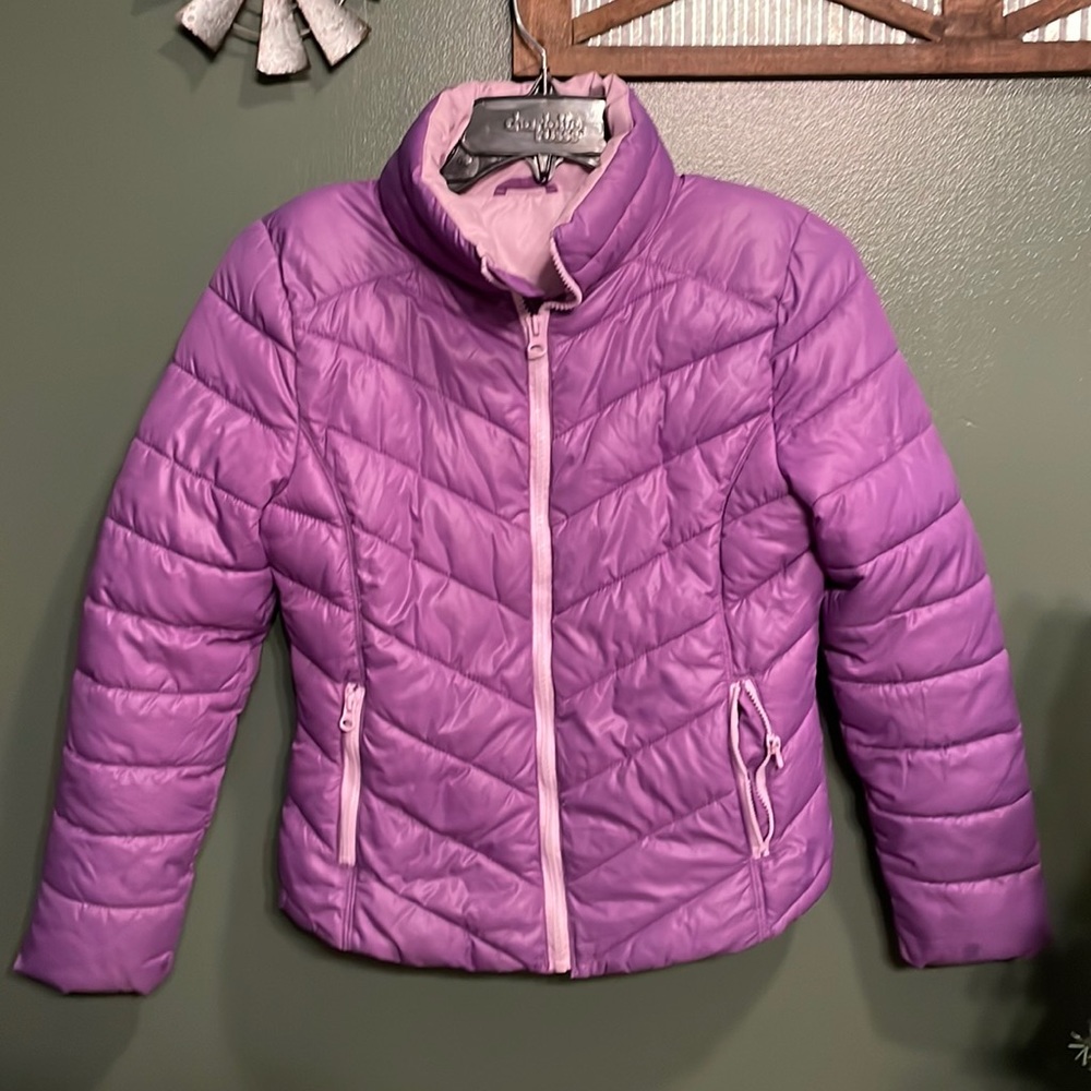 Girls purple winter jacket from Kohls 10/12